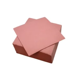Sachet de 50 Serviettes Microgaufrées - 38 x 38 cm - Rose Pétale