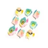 Sachet de 9 Stickers Plumes Gypsy