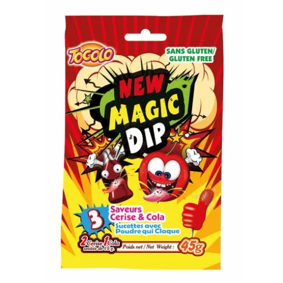Sachet de 3 sucettes - Magic Dip - TOGOLO - 41 g