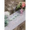 6 sachets à dragées Blanc & Or pour Baptême