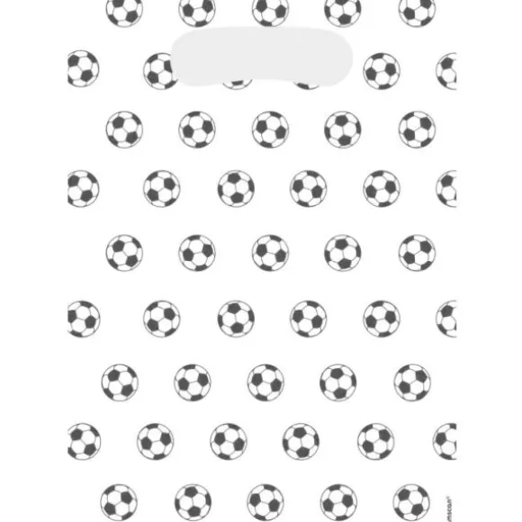 8 sachets en papier FSC® - 16,2 x 23,4 cm - Football