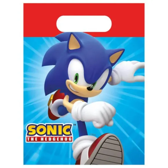 4 sachets en papier FSC® - 16 x 22 cm - Sonic the Hedgehog™