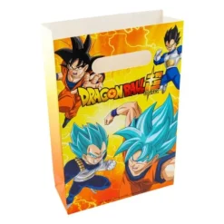 4 sachets en papier - 15,8 x 23,6 cm - Dragon Ball Super ®