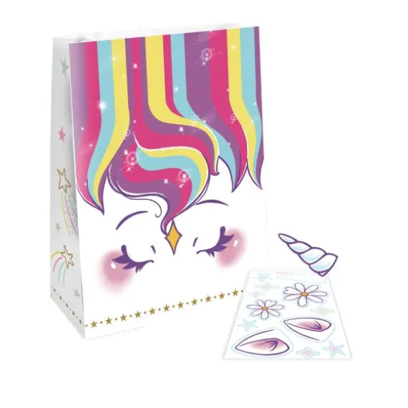 8 sachets en papier - 21 x 15 x 6 cm - Collection Dreams Licorne