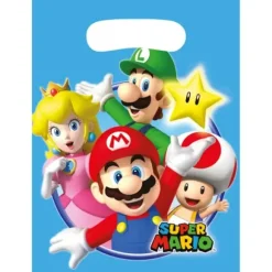 8 sachets en plastique FSC® - 23,4 x 16,2 cm - Super Mario™