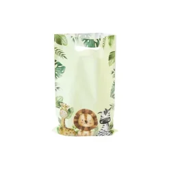 6 sachets en plastique - 25 x 16,5 cm - Collection Animaux de la Savane