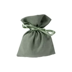 4 sachets en tissu peau de pêche - 10 x 8 cm - Couleur au choix