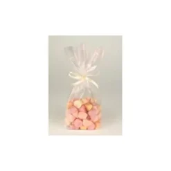 10 Sachets à fond plat transparents - 16 x 9,5 x 4 cm