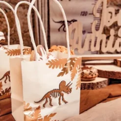 4 Sacs Cadeaux - Collection Dinosaure Kraft