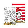 8 Sacs Cadeaux - Collection Pirate Rouge