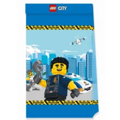 4 Sacs Cadeaux en papier FSC® - Lego City™