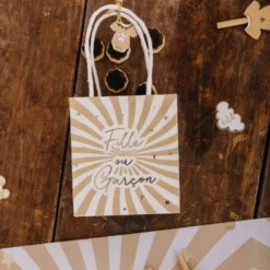 4 Sacs Cadeaux Fille ou Garçon - Collection Baby Nude