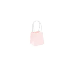 6 Sacs Cadeaux - Rose Poudré - 10 cm