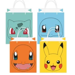 8 sacs en papier FSC® - 12,7 x 21,5 cm - Pokémon™