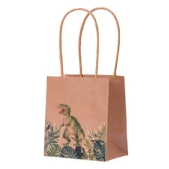 4 Sacs Kraft - Dinosaure