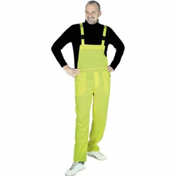 Salopette Jaune Fluo Adulte - Taille Unique