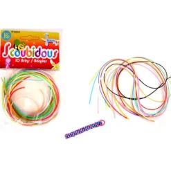 Scoubidous multicolores - 10 fils