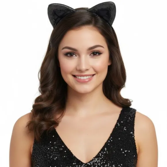 Serre-tête avec oreilles de chat