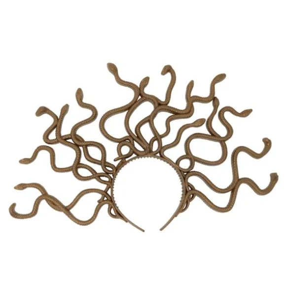 Serre-tête doré de Méduse pour femme