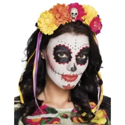 Serre-Tête Fleuri "Day of the Dead"