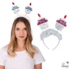 Serre-tête à gâteaux pour anniversaire - Couleur Aléatoire