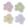 20 serviettes cocktail en forme de fleurs en papier - 26 x 26 cm - Pâques