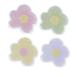20 serviettes cocktail en forme de fleurs en papier - 26 x 26 cm - Pâques