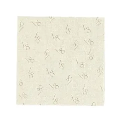 15 serviettes cocktail en papier - 24 x 24 cm - Collection Gold'n Age - Âge au choix