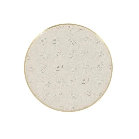 15 serviettes cocktail en papier - 24 x 24 cm - Collection Gold'n Age - Âge au choix
