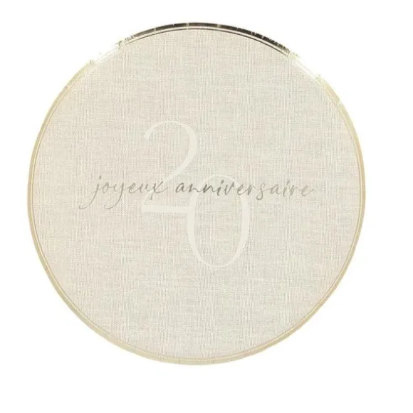 15 serviettes cocktail en papier - 24 x 24 cm - Collection Gold'n Age - Âge au choix