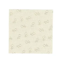 15 serviettes cocktail en papier - 24 x 24 cm - Collection Gold'n Age - Âge au choix