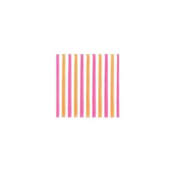 20 serviettes cocktail en papier - 24 x 24 cm - Collection Pink Lemonade