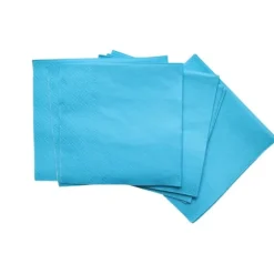 25 serviettes cocktail en papier - 21 x 21 cm - Couleur au choix