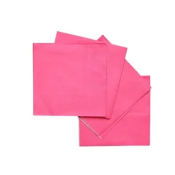 25 serviettes cocktail en papier - 21 x 21 cm - Couleur au choix