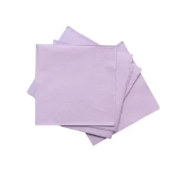 25 serviettes cocktail en papier - 21 x 21 cm - Couleur au choix