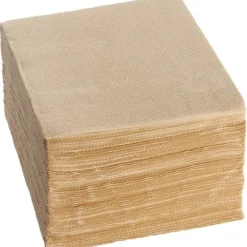 50 serviettes cocktail micro-gaufrées en ouate de cellulose - 25 x 24 cm - Couleur au choix