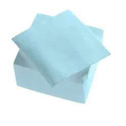 50 serviettes cocktail micro-gaufrées en ouate de cellulose - 25 x 24 cm - Couleur au choix