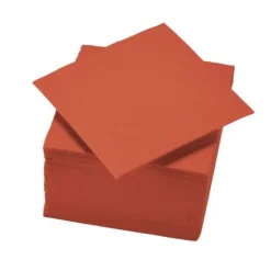 50 serviettes cocktail micro-gaufrées en ouate de cellulose - 25 x 24 cm - Couleur au choix