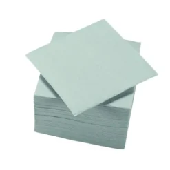 50 serviettes cocktail micro-gaufrées en ouate de cellulose - 25 x 24 cm - Couleur au choix