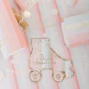 16 Serviettes - Collection Mahault Pastel et Or