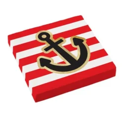 16 Serviettes - Collection Pirate Rouge