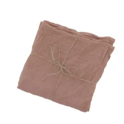 4 serviettes en gaze de coton - Couleur au choix