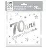 24 Serviettes en papier - Argent Métallisé - Age au Choix