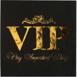 10 Serviettes en papier - Collection VIP