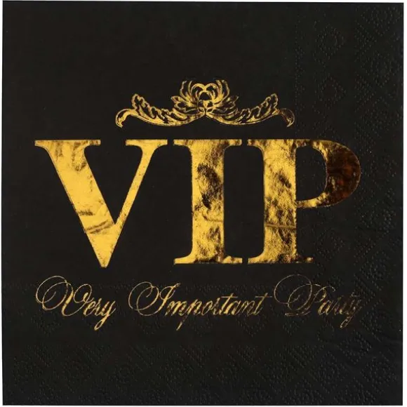 10 Serviettes en papier - Collection VIP