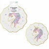 12 serviettes en papier - Diamètre 14,5 cm - Collection Licorne