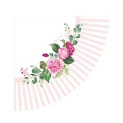 16 Serviettes en papier - Floral Pink