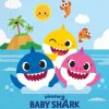 20 serviettes en papier FSC® - Baby Shark™ - 2 plis - 33 cm