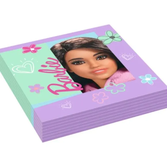16 serviettes en papier FSC® - 33 x 33 cm - Barbie Sweet Life™