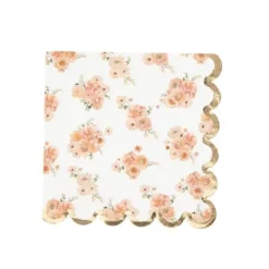 16 serviettes en papier FSC® - 33 x 33 cm - Collection Peachy